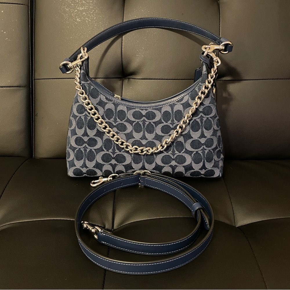 Coach Juliet 25 in Denim & Silver 💙🤍